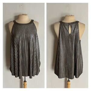 Torrid knit metallic top